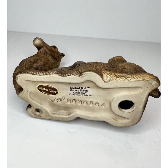 Kingdom Harvey Knox Camel 1983 Hand Painted Made In Japan Global Art A & B Set - Picture 6 of 12